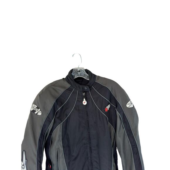 Joe Rocket Motorcycle Jacket Biker Leather Women's Black Padded Mesh Small - Picture 3 of 16